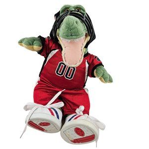 Build A Bear Workshop Alligator Crocodile Football Outfit Red Jersey Helmet